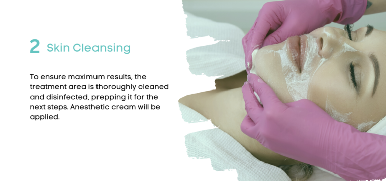 skin cleansing before prp